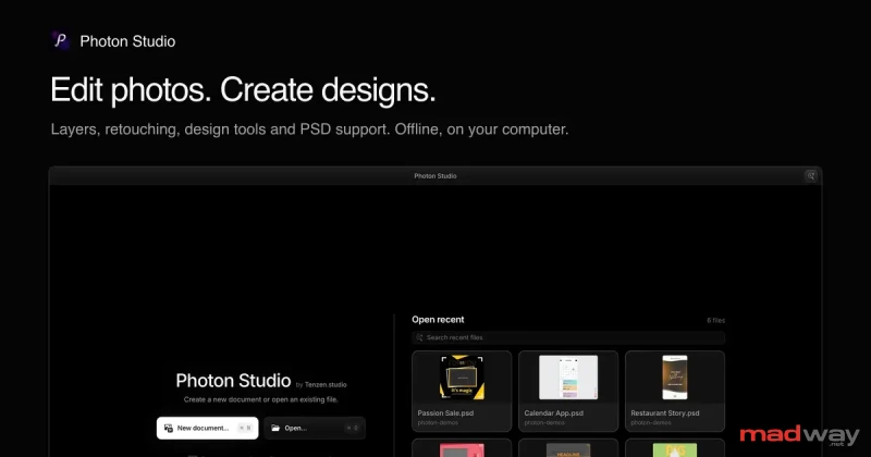 Photon Studio: a free image editor