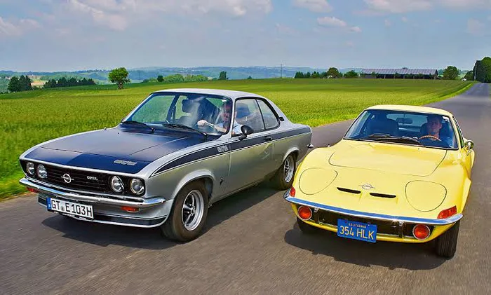 Opel Manta A GT/E and Opel GT